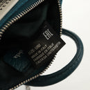 Maison Margiela Mini Hand Bag Leather 2way Blue Silver Auth 128504M-25