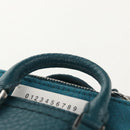 Maison Margiela Mini Hand Bag Leather 2way Blue Silver Auth 128504M-14