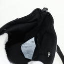 Maison Margiela Chain Hand Bag Leather 2way White Black Silver Auth 128505M-20