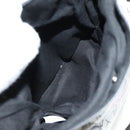 Maison Margiela Chain Hand Bag Leather 2way White Black Silver Auth 128505M-22