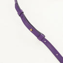 JACQUEMUS Mini Hand Bag Leather 2way Purple Gold Auth 128506M-9