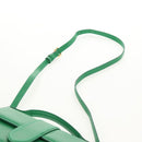 JACQUEMUS Hand Bag Leather 2way Green Gold Auth 128507M-11
