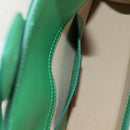 JACQUEMUS Hand Bag Leather 2way Green Gold Auth 128507M-24