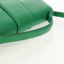 JACQUEMUS Hand Bag Leather 2way Green Gold Auth 128507M-7