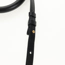 JACQUEMUS Hand Bag Leather 2way Black Gold Auth 128508M-9