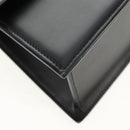 JACQUEMUS Hand Bag Leather 2way Black Gold Auth 128508M-16