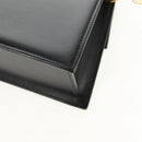 JACQUEMUS Hand Bag Leather 2way Black Gold Auth 128508M-19