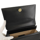 JACQUEMUS Hand Bag Leather 2way Black Gold Auth 128508M-22