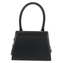JACQUEMUS Hand Bag Leather 2way Black Gold Auth 128508M-2