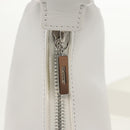 JACQUEMUS × NIKE Hand Bag Leather White Silver Auth 128509M-9