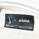 JACQUEMUS × NIKE Hand Bag Leather White Silver Auth 128509M-20