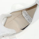 JACQUEMUS × NIKE Hand Bag Leather White Silver Auth 128509M-10