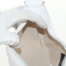 JACQUEMUS × NIKE Hand Bag Leather White Silver Auth 128509M-21