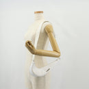 JACQUEMUS × NIKE Hand Bag Leather White Silver Auth 128509M-23