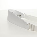 JACQUEMUS × NIKE Hand Bag Leather White Silver Auth 128509M-4