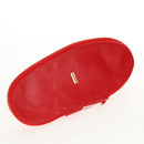 LOUIS VUITTON LVxSupreme Hugh Slipper Leather 10 Red LV Auth 128510M-16