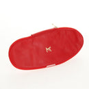 LOUIS VUITTON LVxSupreme Hugh Slipper Leather 10 Red LV Auth 128510M-17