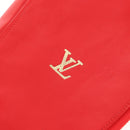 LOUIS VUITTON LVxSupreme Hugh Slipper Leather 10 Red LV Auth 128510M-19