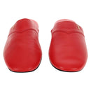 LOUIS VUITTON LVxSupreme Hugh Slipper Leather 10 Red LV Auth 128510M-2