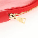 LOUIS VUITTON LVxSupreme Hugh Slipper Leather 10 Red LV Auth 128510M-22