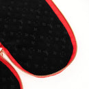 LOUIS VUITTON LVxSupreme Hugh Slipper Leather 10 Red LV Auth 128510M-27