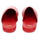 LOUIS VUITTON LVxSupreme Hugh Slipper Leather 10 Red LV Auth 128510M-3