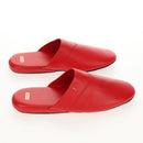 LOUIS VUITTON LVxSupreme Hugh Slipper Leather 10 Red LV Auth 128510M-4