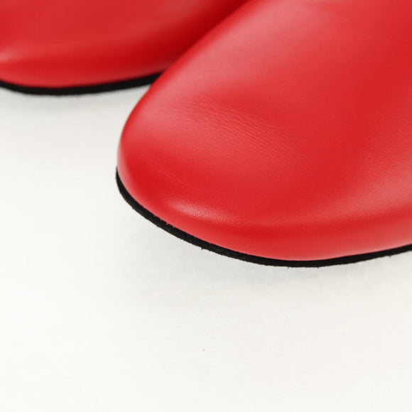 LOUIS VUITTON LVxSupreme Hugh Slipper Leather 10 Red LV Auth 128510M