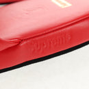 LOUIS VUITTON LVxSupreme Hugh Slipper Leather 10 Red LV Auth 128510M-9