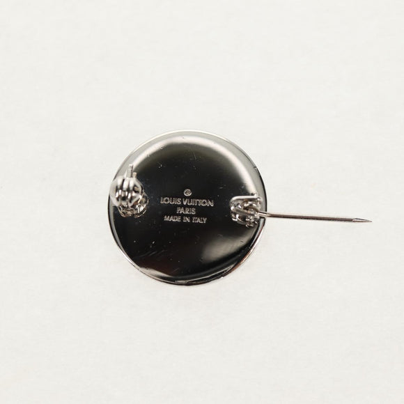 LOUIS VUITTON Monogram LVxSupreme Brooch Pin 2 Set Red LV Auth 128511M