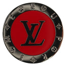 LOUIS VUITTON Monogram LVxSupreme Brooch Pin 2 Set Red LV Auth 128511M-6