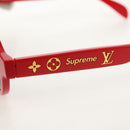 LOUIS VUITTON LV × Supreme Sunglasses plastic Red LV Auth 128513M-11