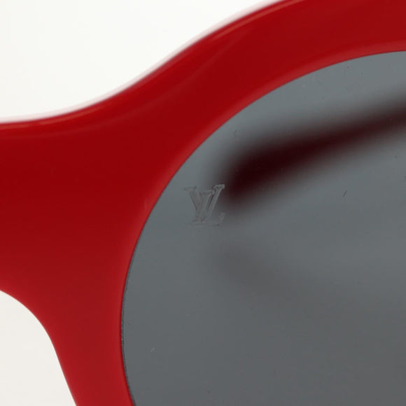 LOUIS VUITTON LV × Supreme Sunglasses plastic Red LV Auth 128513M