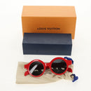 LOUIS VUITTON LV × Supreme Sunglasses plastic Red LV Auth 128513M-23