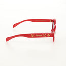 LOUIS VUITTON LV × Supreme Sunglasses plastic Red LV Auth 128513M-5