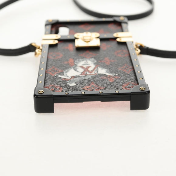 LOUIS VUITTON Catgram iPhone X iPhone XS Eye Trunk iPhone M63891 LV Auth 128518M