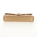 CHANEL Chain Matelasse Shoulder Bag Satin Gold CC Auth 128521M-5