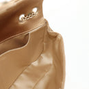 CHANEL Chain Matelasse Shoulder Bag Satin Gold CC Auth 128521M-24