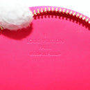 LOUIS VUITTON Vernis Rose Porte Monnaie Chapeau Coin Purse M93690 Auth 128525M-17