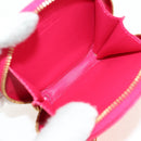 LOUIS VUITTON Vernis Rose Porte Monnaie Chapeau Coin Purse M93690 Auth 128525M-10