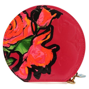 LOUIS VUITTON Vernis Rose Porte Monnaie Chapeau Coin Purse M93690 Auth 128525M - 0