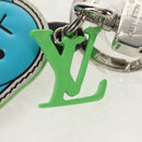 LOUIS VUITTON Porte Cles LV Rabbit Key Ring Leather Blue MP2917 LV Auth 128528M-9