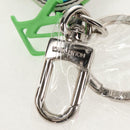 LOUIS VUITTON Porte Cles LV Rabbit Key Ring Leather Blue MP2917 LV Auth 128528M-10