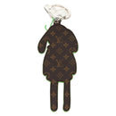 LOUIS VUITTON Porte Cles LV Rabbit Key Ring Leather Blue MP2917 LV Auth 128528M-5