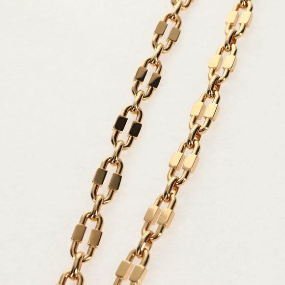 LOUIS VUITTON Petite Malle Necklace Bag Motif metal Gold M62814 LV Auth 128529M