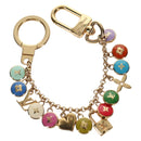 LOUIS VUITTON Porte Cles Chainne Pastille Key Holder Metal M66005 Auth 128531M-1