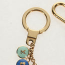 LOUIS VUITTON Porte Cles Chainne Pastille Key Holder Metal M66005 Auth 128531M-3