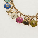 LOUIS VUITTON Porte Cles Chainne Pastille Key Holder Metal M66005 Auth 128531M-4