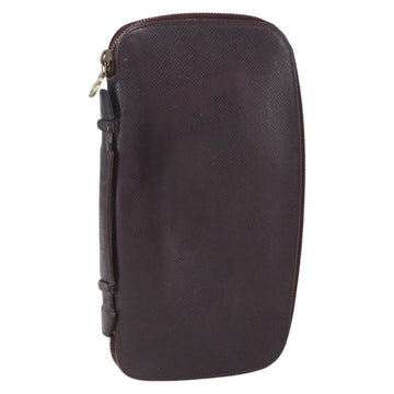 LOUIS VUITTON Taiga Organizer Atoll Travel Case Grizzly M30658 LV Auth 128533