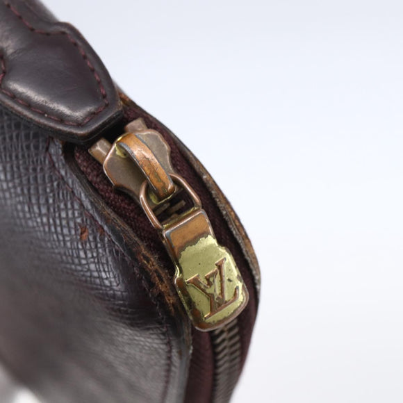 LOUIS VUITTON Taiga Organizer Atoll Travel Case Grizzly M30658 LV Auth 128533